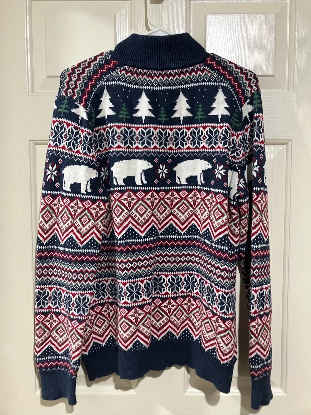 Aspen pullover man size large turtleneck cotton knit sweater